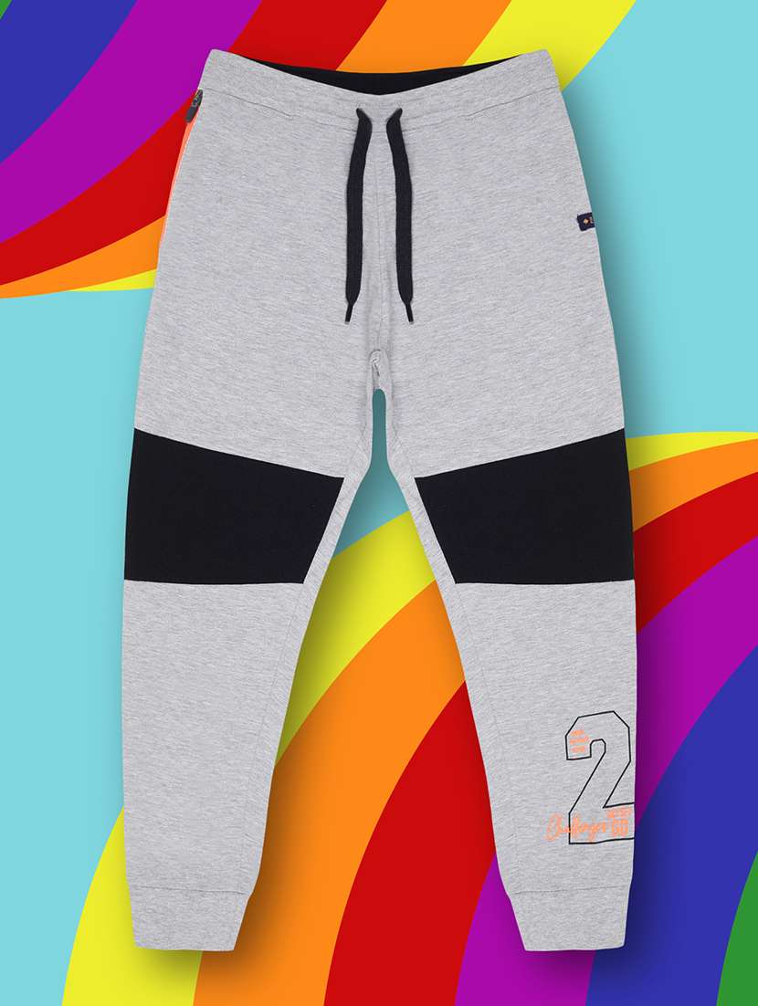 boys color block cotton jogger - 21683190 -  Standard Image - 1