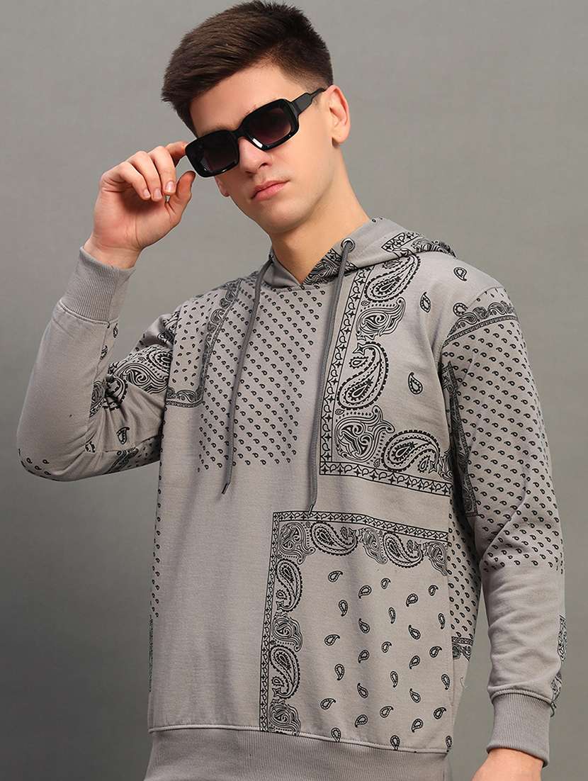 men all over print long sleeve sweatshirt - 21683199 -  Standard Image - 1
