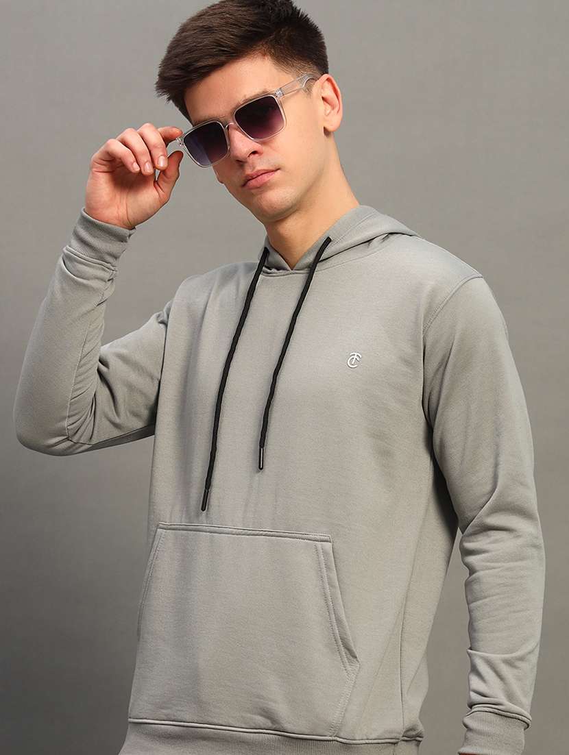 men long sleeves plain sweatshirt