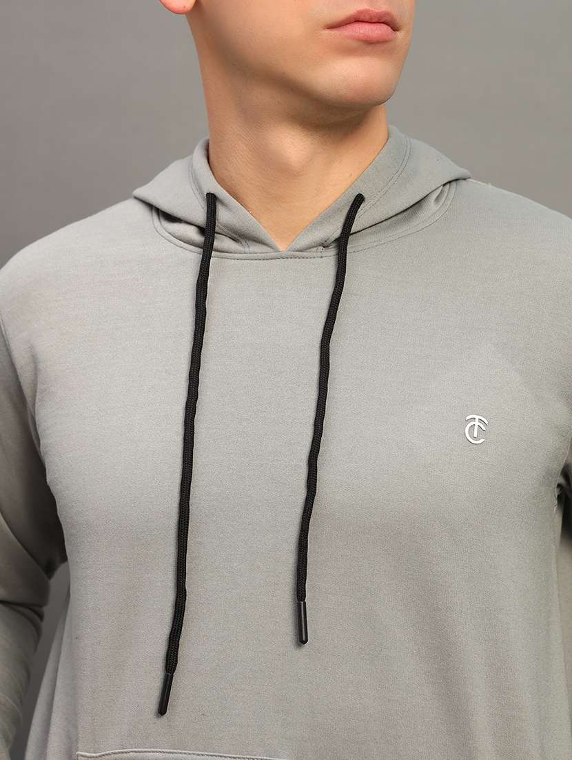 men long sleeves plain sweatshirt - 21683210 -  Standard Image - 4