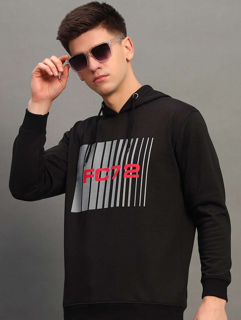 men long sleeves front printed sweatshirt - 21683213 - Standard Image - 1