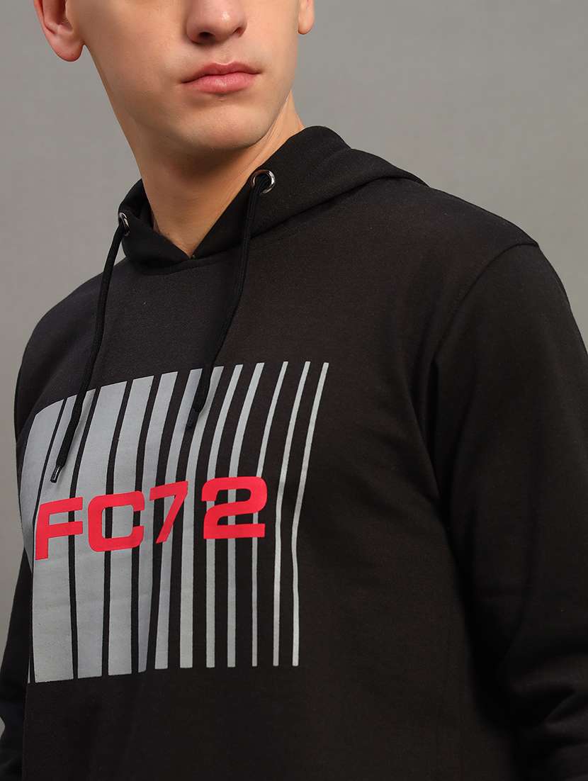 men long sleeves front printed sweatshirt - 21683213 - Standard Image - 4
