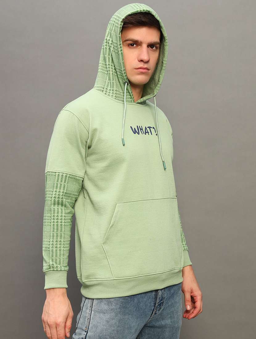 men long sleeves placement print sweatshirt - 21683215 -  Standard Image - 1