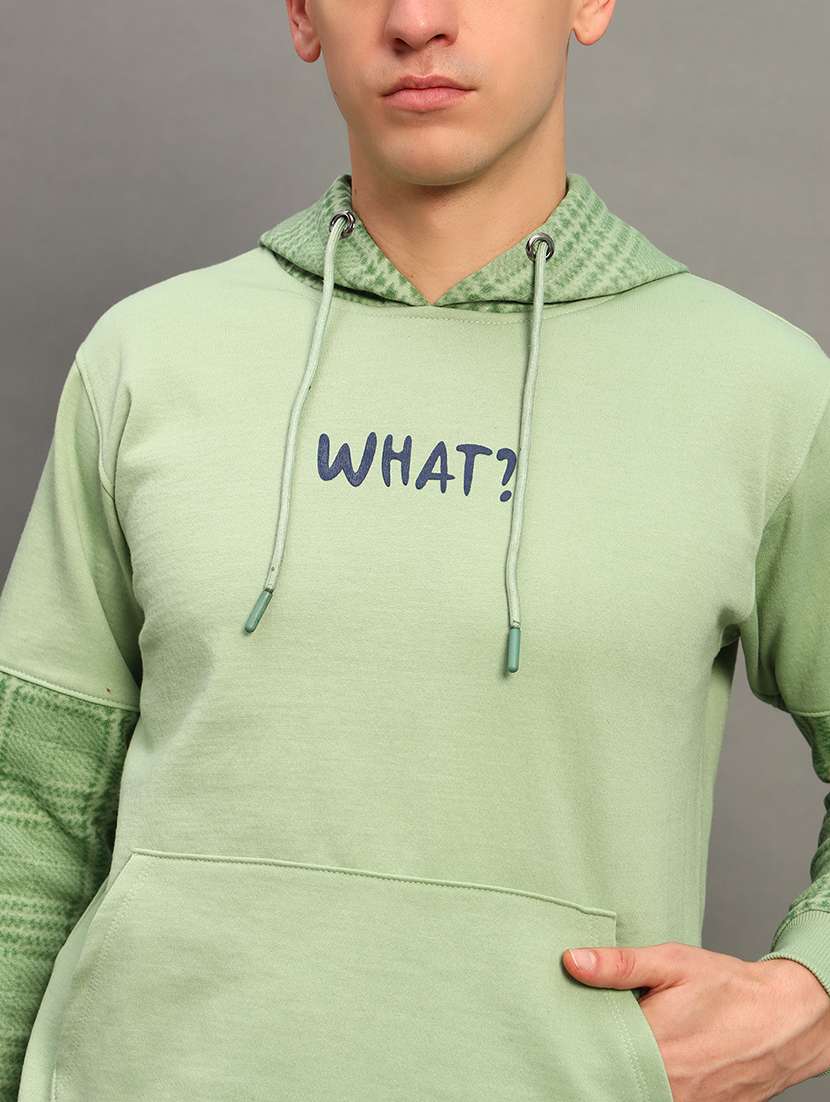 men long sleeves placement print sweatshirt - 21683215 -  Standard Image - 4
