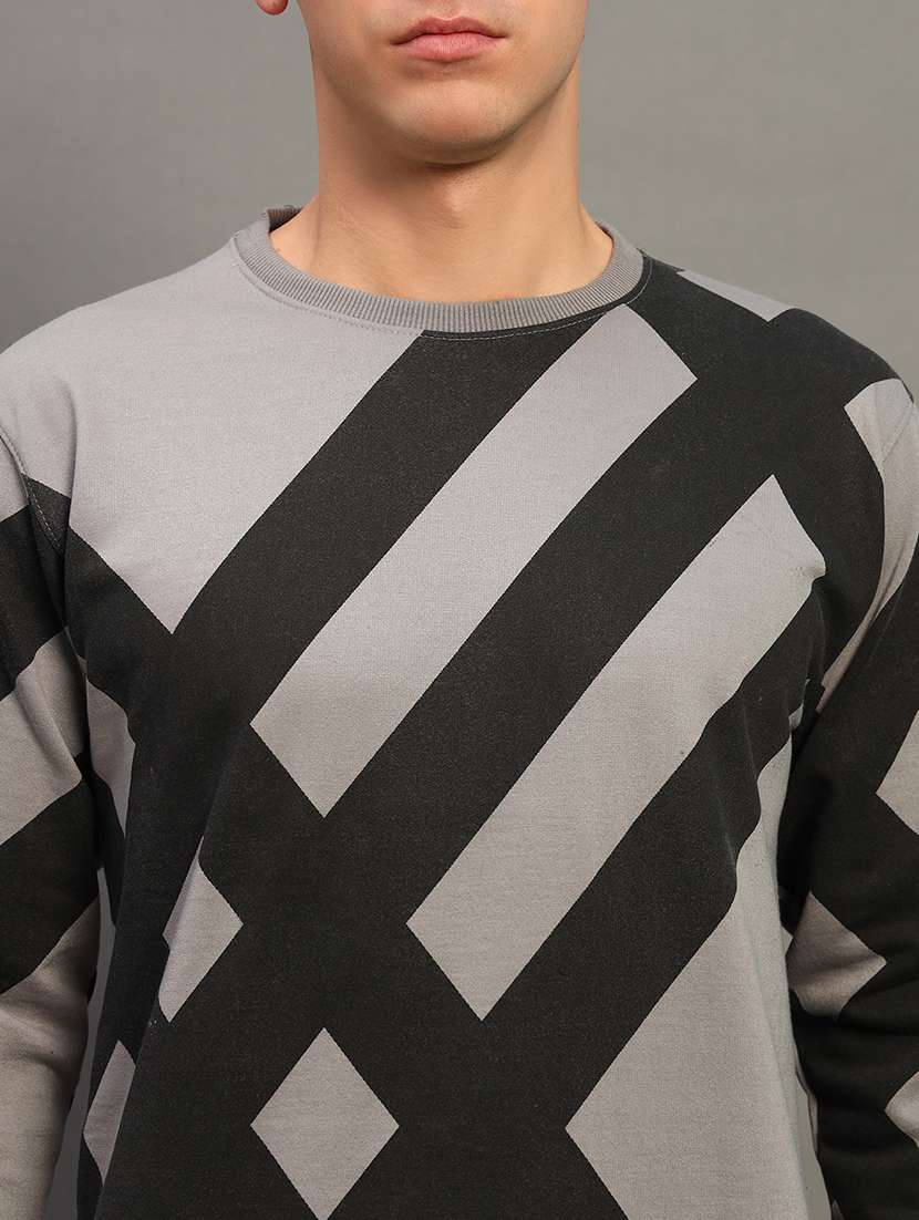 men long sleeves printed sweatshirt - 21683224 -  Standard Image - 4