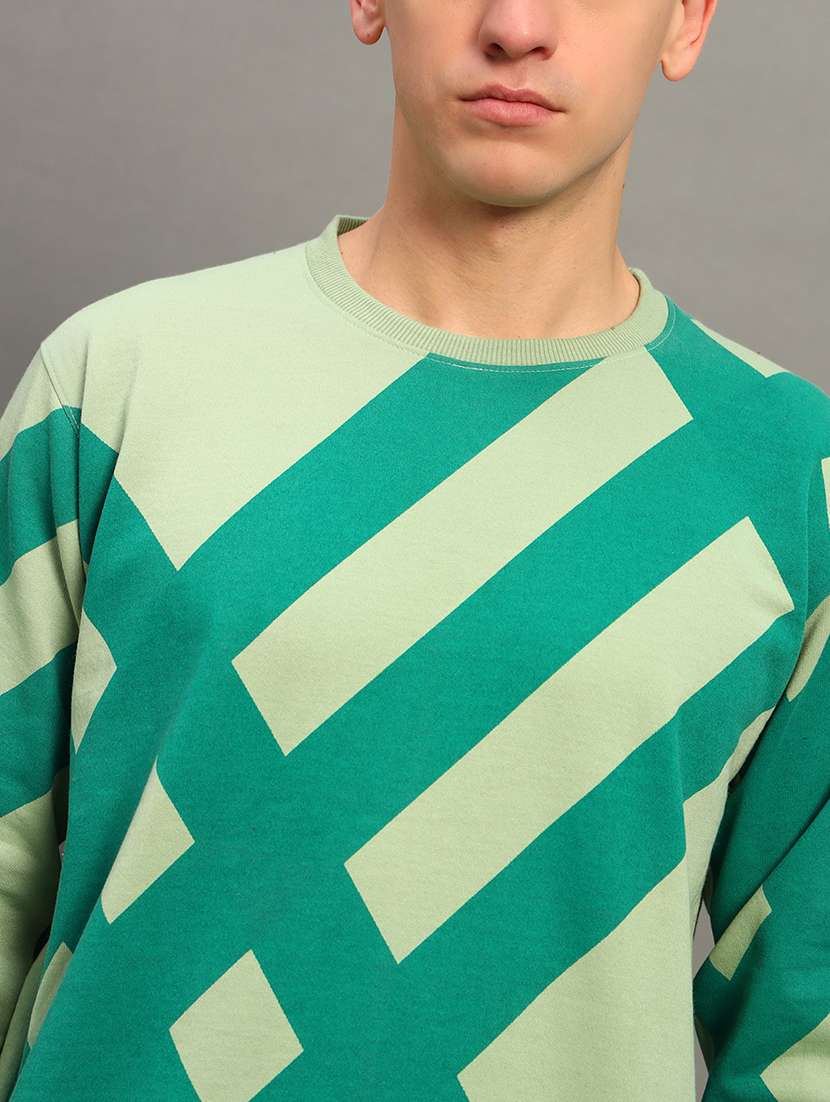 men long sleeves printed sweatshirt - 21683227 - Standard Image - 4
