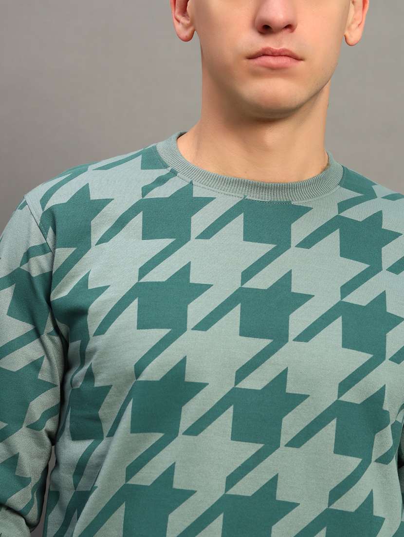 men all over print long sleeve sweatshirt - 21683241 -  Standard Image - 4