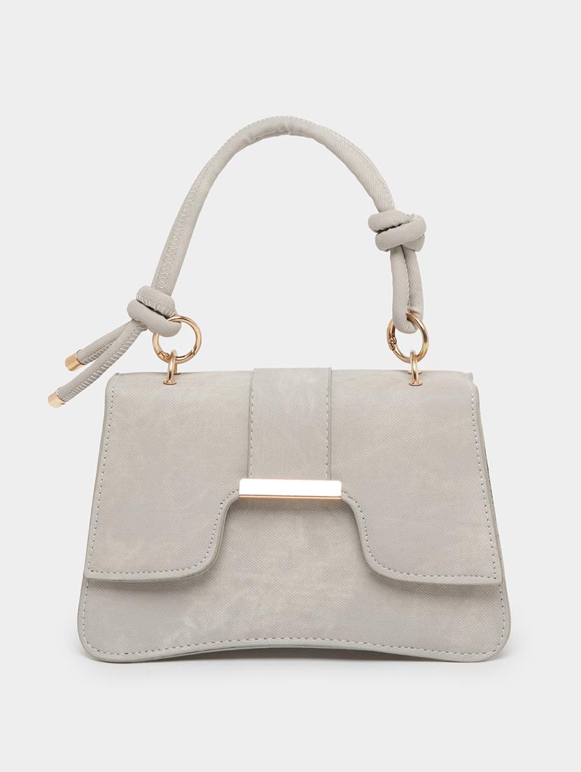 grey pu sling bag - 21683330 - Zoom Image - 0