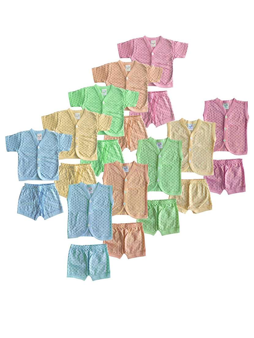 kids printed cotton shorts twin sets combo - 21683446 -  Standard Image - 1