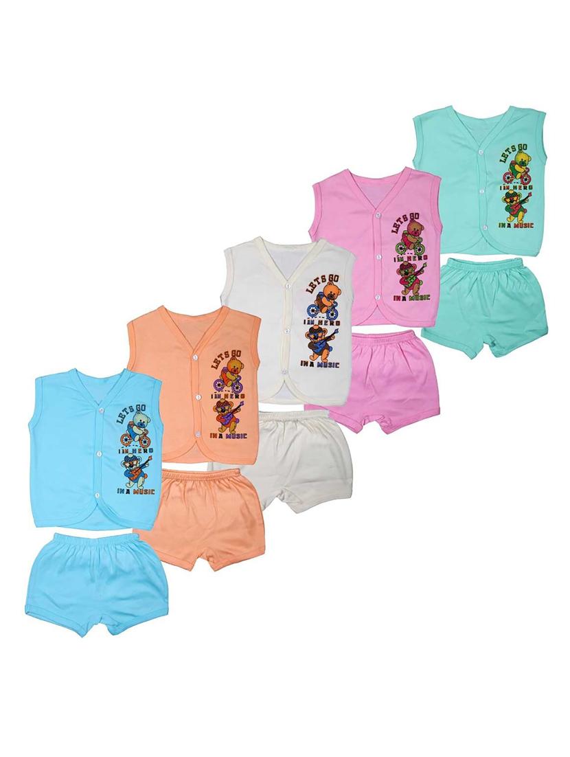 kids printed cotton shorts twin sets combo - 21683457 -  Standard Image - 1