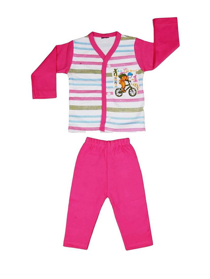 boys pack of 5 printed full length set combo - 21683472 -  Standard Image - 1