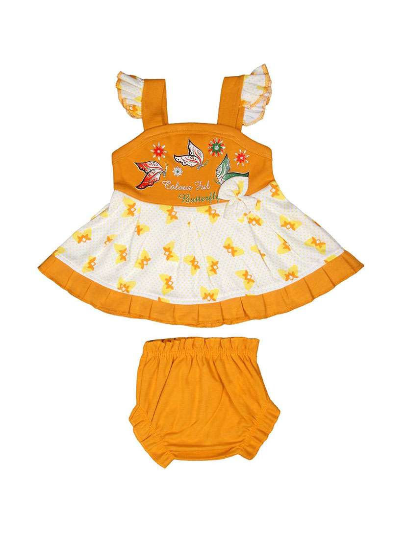 girls printed frock & bloomer combo - 21683510 -  Standard Image - 1