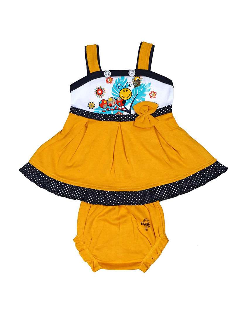 girls printed frock & bloomer combo - 21683511 -  Standard Image - 1