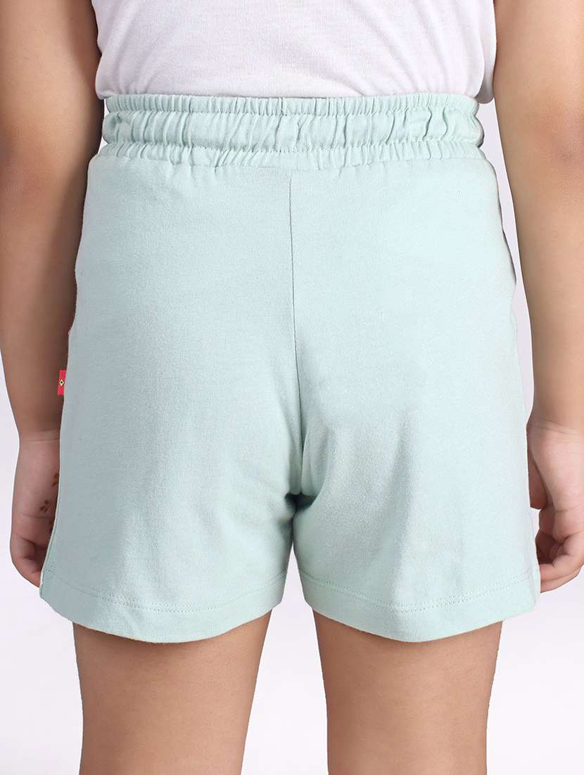 girls mid rise cotton shorts combo - 21683892 - Standard Image - 4