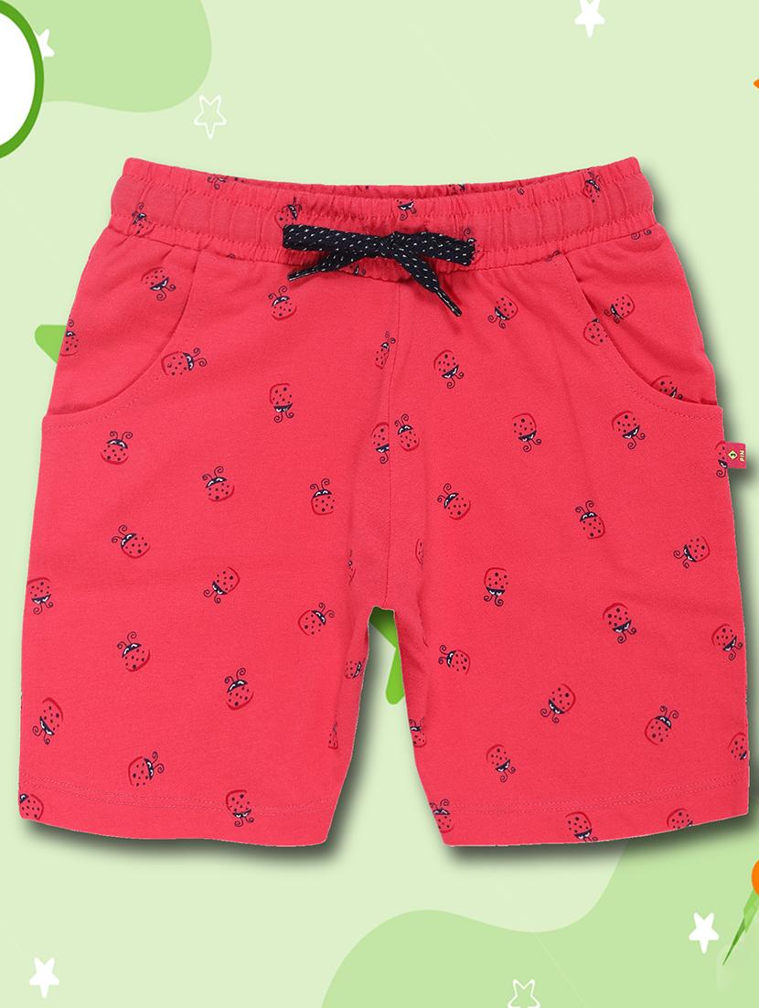 girls mid rise cotton shorts - 21683894 - Standard Image - 1