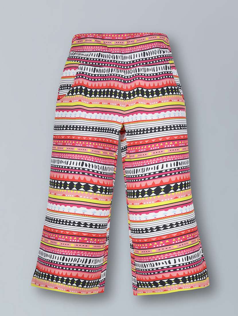 girls  pack of 2 printed palazzo  - 21684722 -  Standard Image - 1