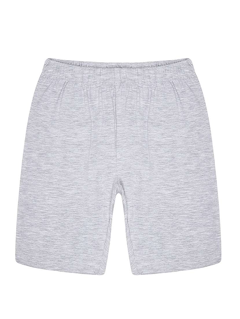 kids pack of 3 solid cotton shorts - 21684725 -  Standard Image - 1