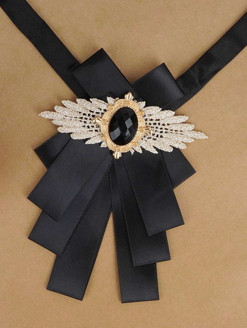 fashion ribbon pre-tied bow tie