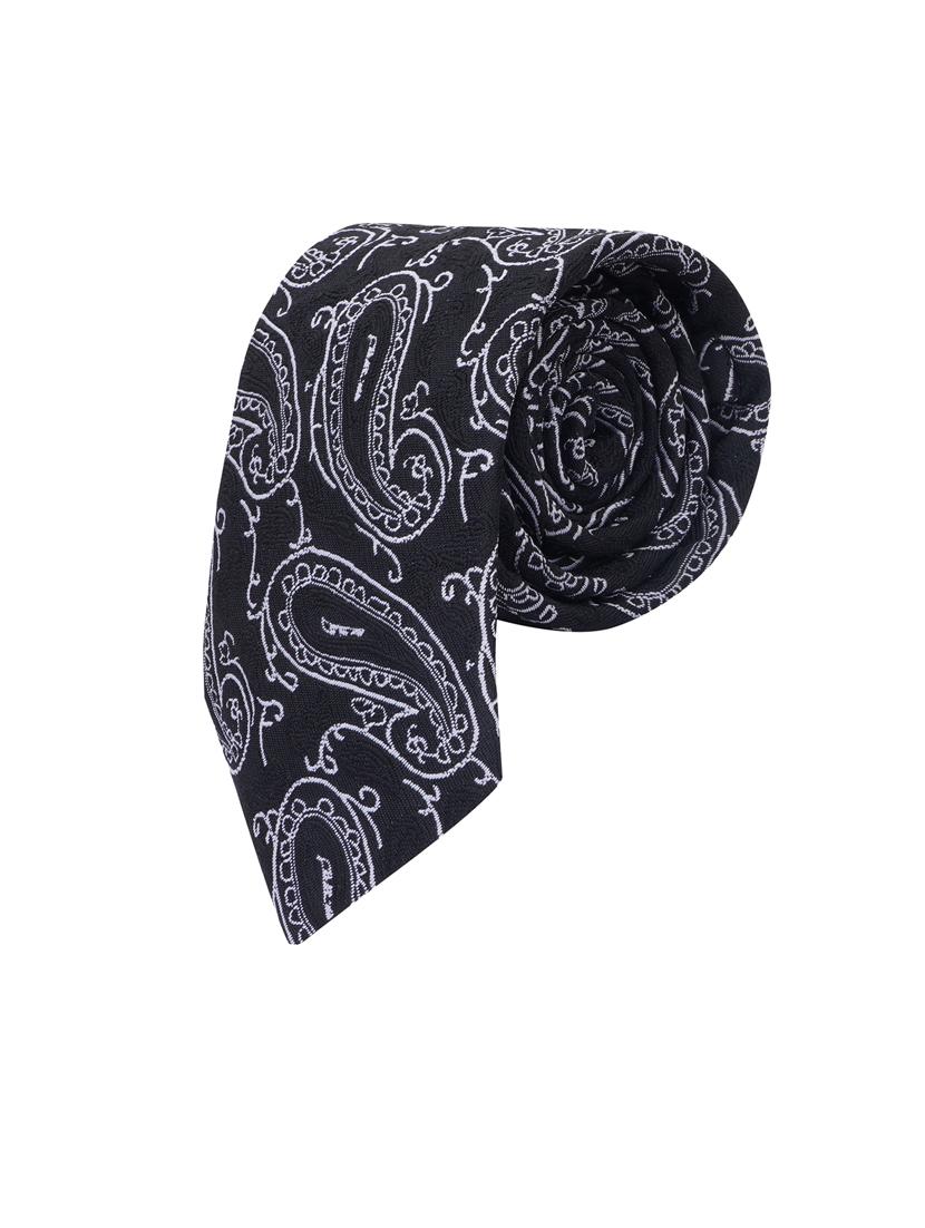 men elegant self-textured tie with pocket - 21684935 - Standard Image - 1