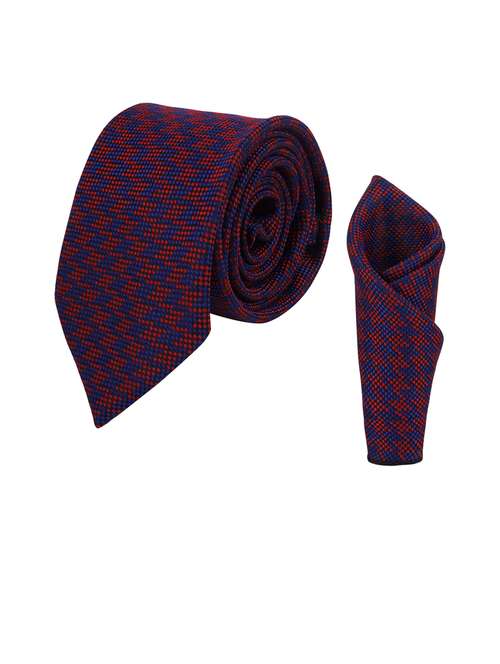 men elegant self-textured tie with pocket  - 21684949 -  Standard Image - 0