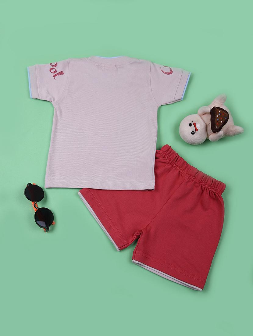kids printed shorts twin set - 21685151 -  Standard Image - 1