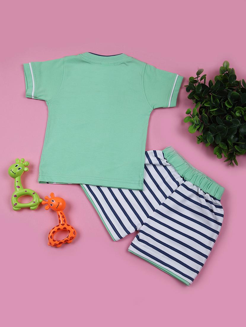 kids printed shorts twin set - 21685155 -  Standard Image - 1