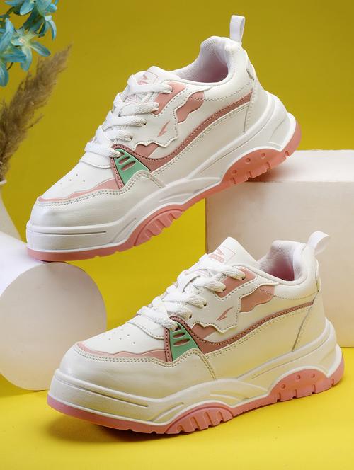 women lace-up sneakers - 21685442 - Standard Image - 0