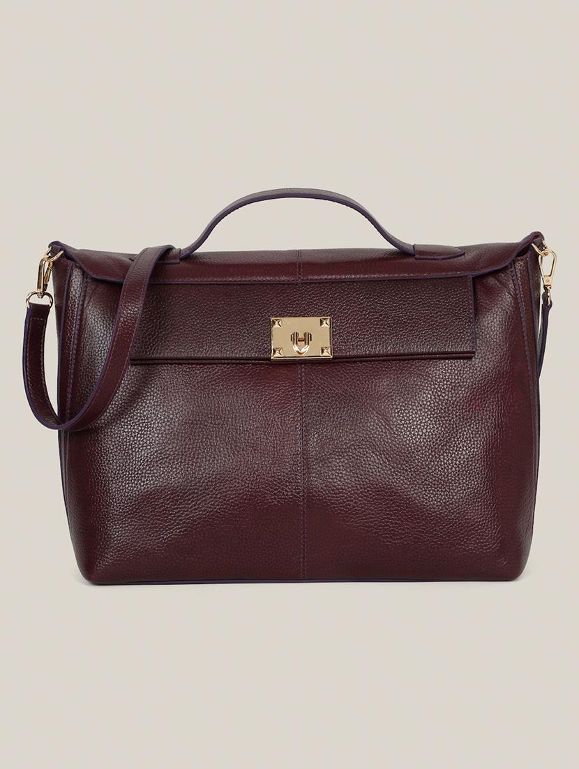 women solid leather handbag - 21685480 -  Zoom Image - 0