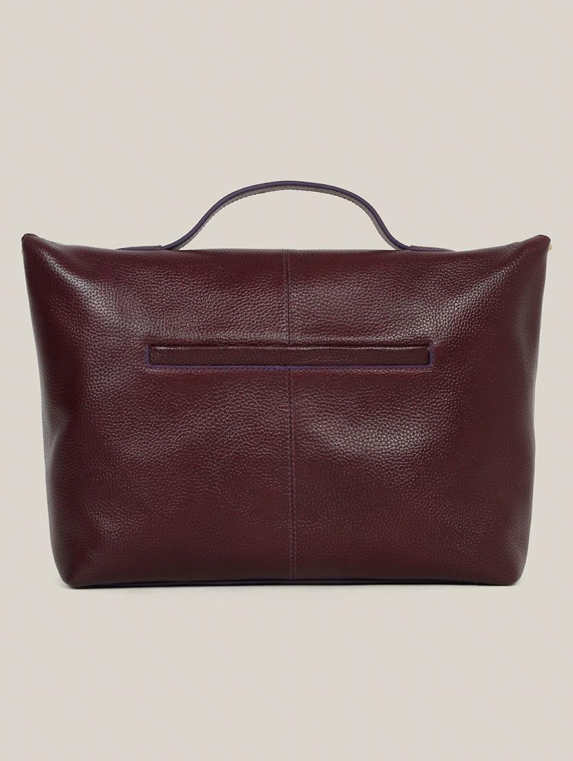 women solid leather handbag - 21685480 - Standard Image - 1