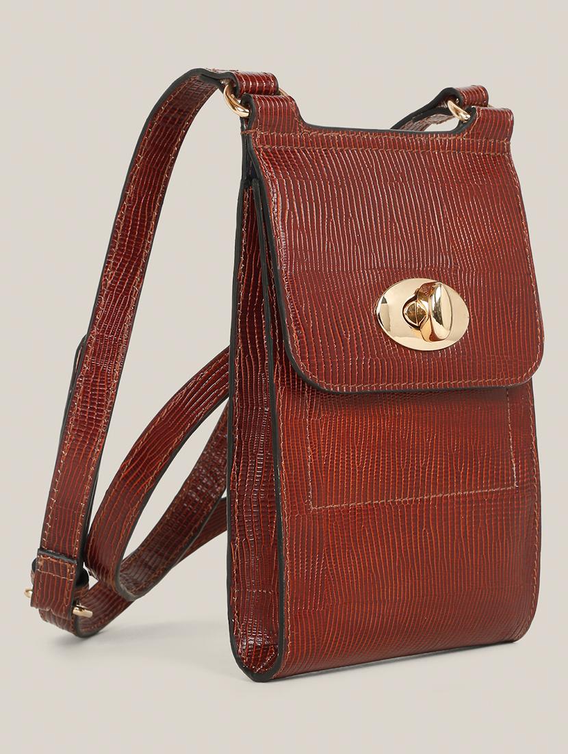 women textured sling bag - 21685484 - Standard Image - 4