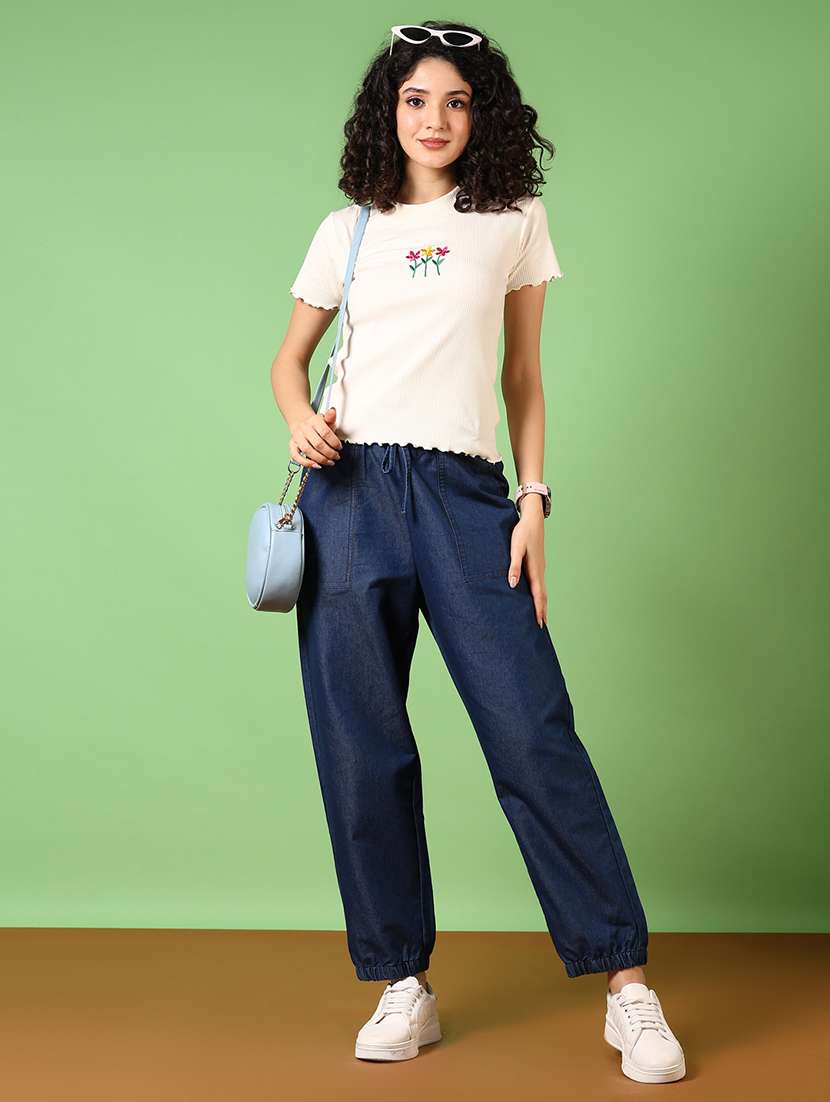 women printed round neck t-shirt - 21685648 - Standard Image - 4