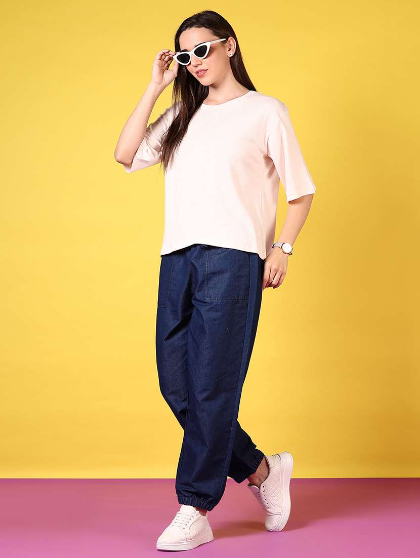 women striped round neck t-shirt - 21685649 -  Standard Image - 4