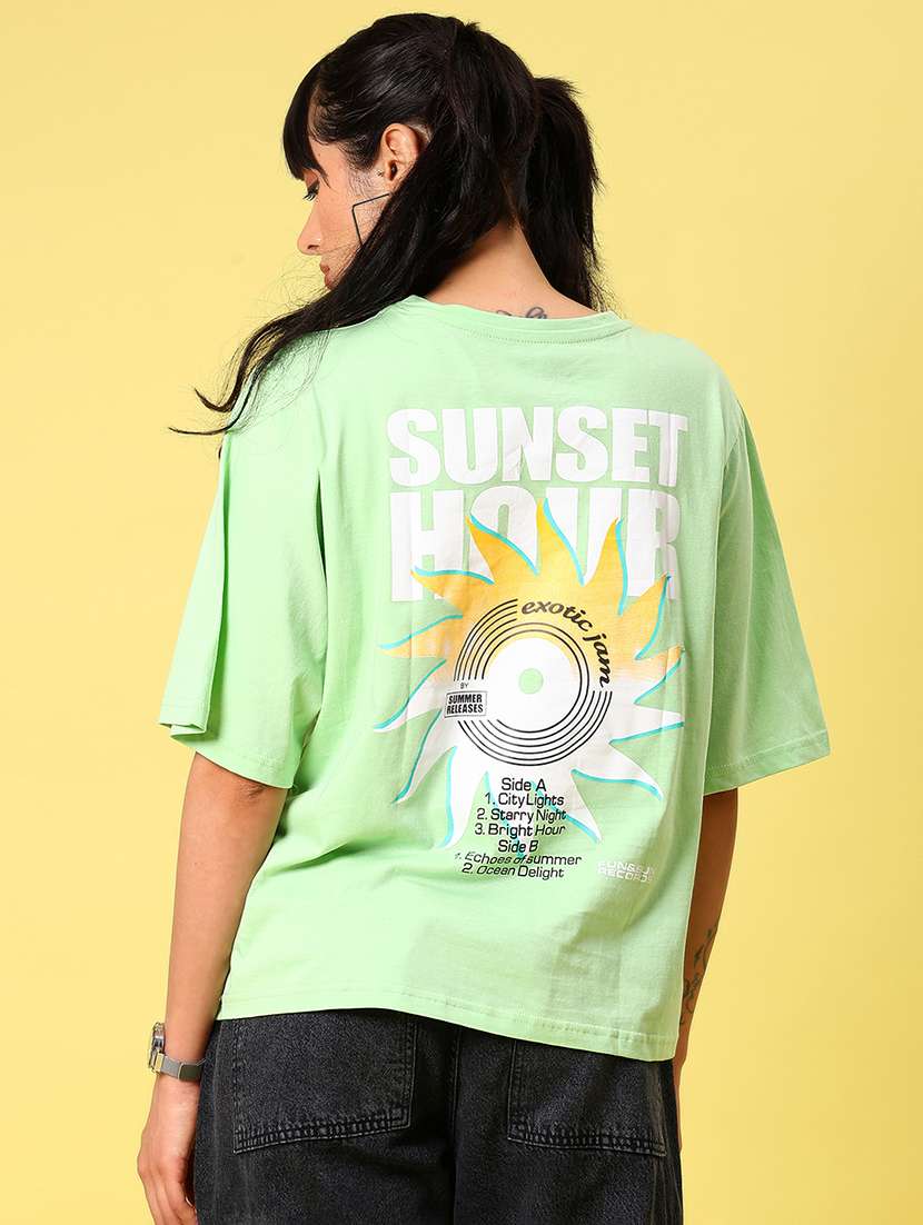 women printed short sleeve loose fit t-shirt - 21685652 -  Standard Image - 1