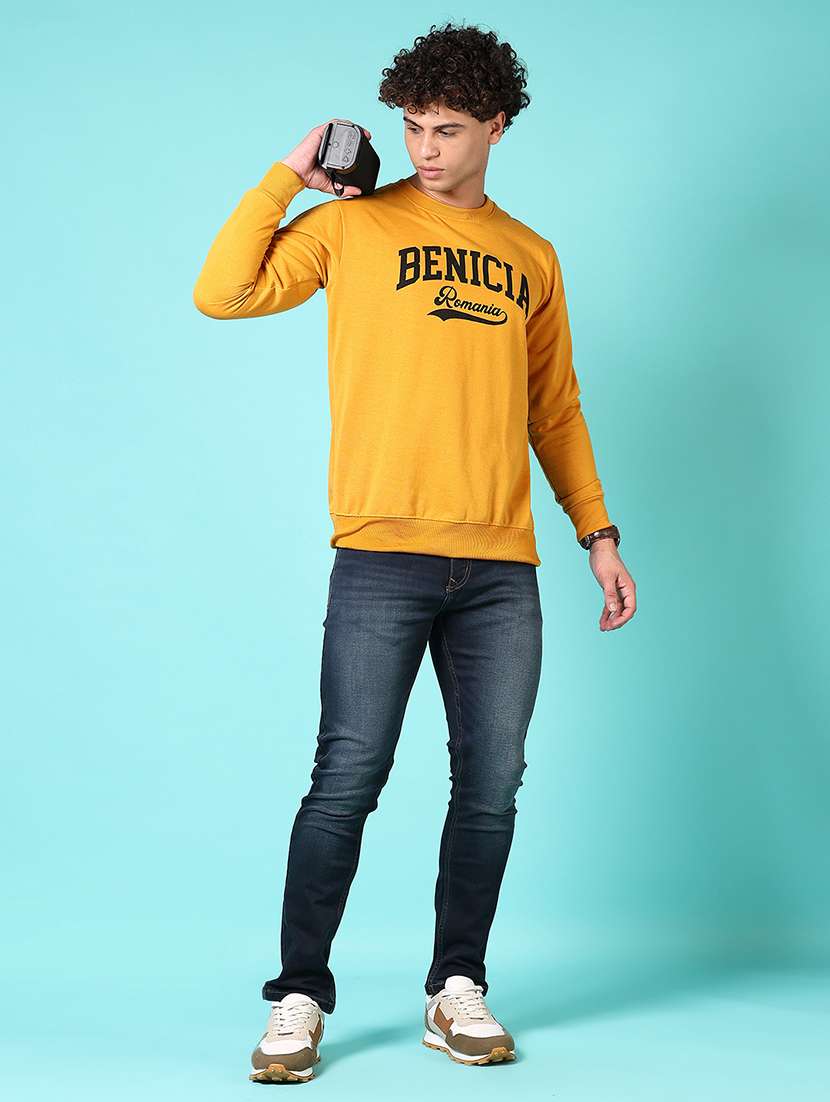 men printed long sleeve sweatshirt - 21685683 -  Standard Image - 4