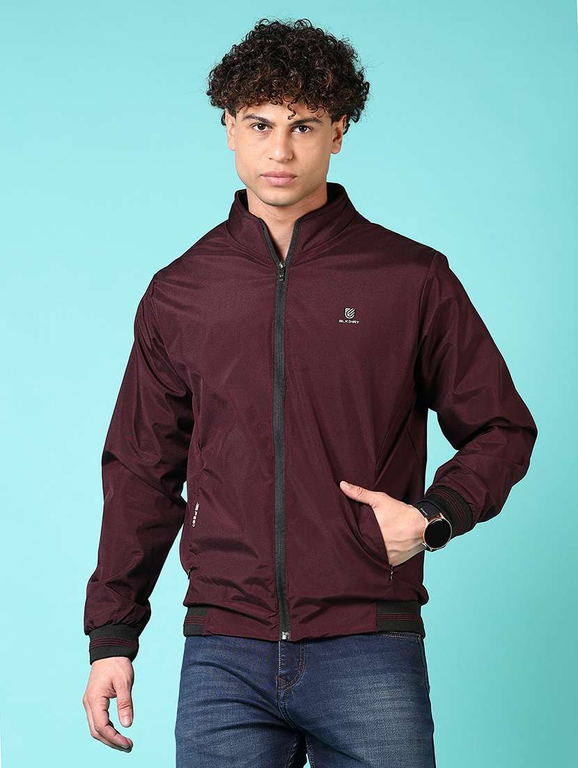 men soli dlong sleeve bomber jacket - 21685760 -  Standard Image - 1