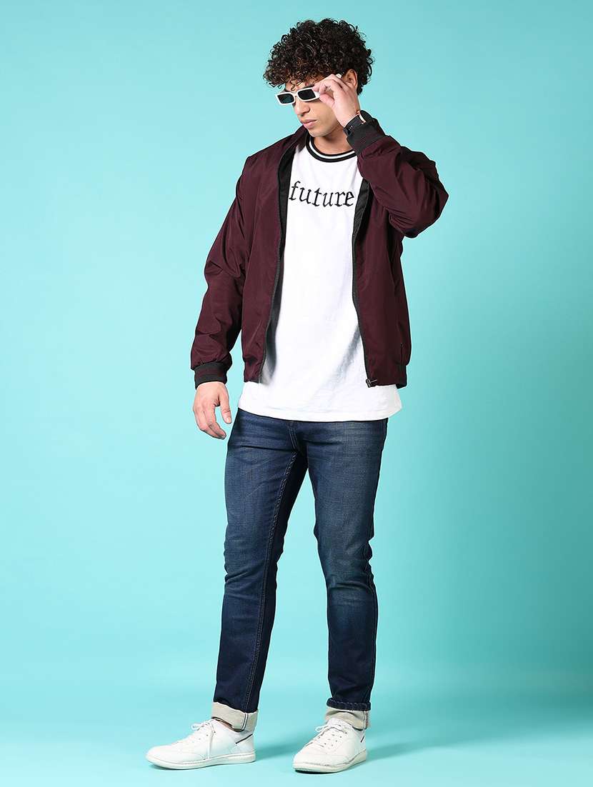 men soli dlong sleeve bomber jacket - 21685760 -  Standard Image - 4