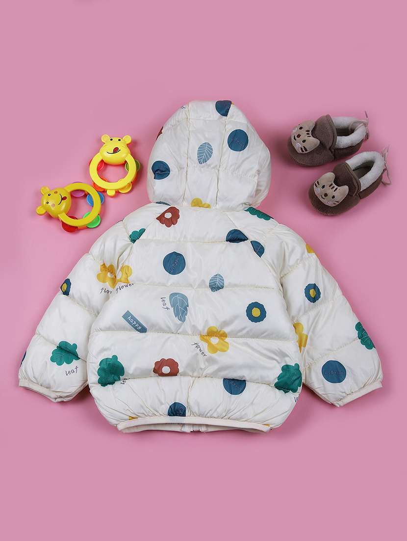 boys long sleeve hooded quilted jacket - 21685771 -  Standard Image - 1