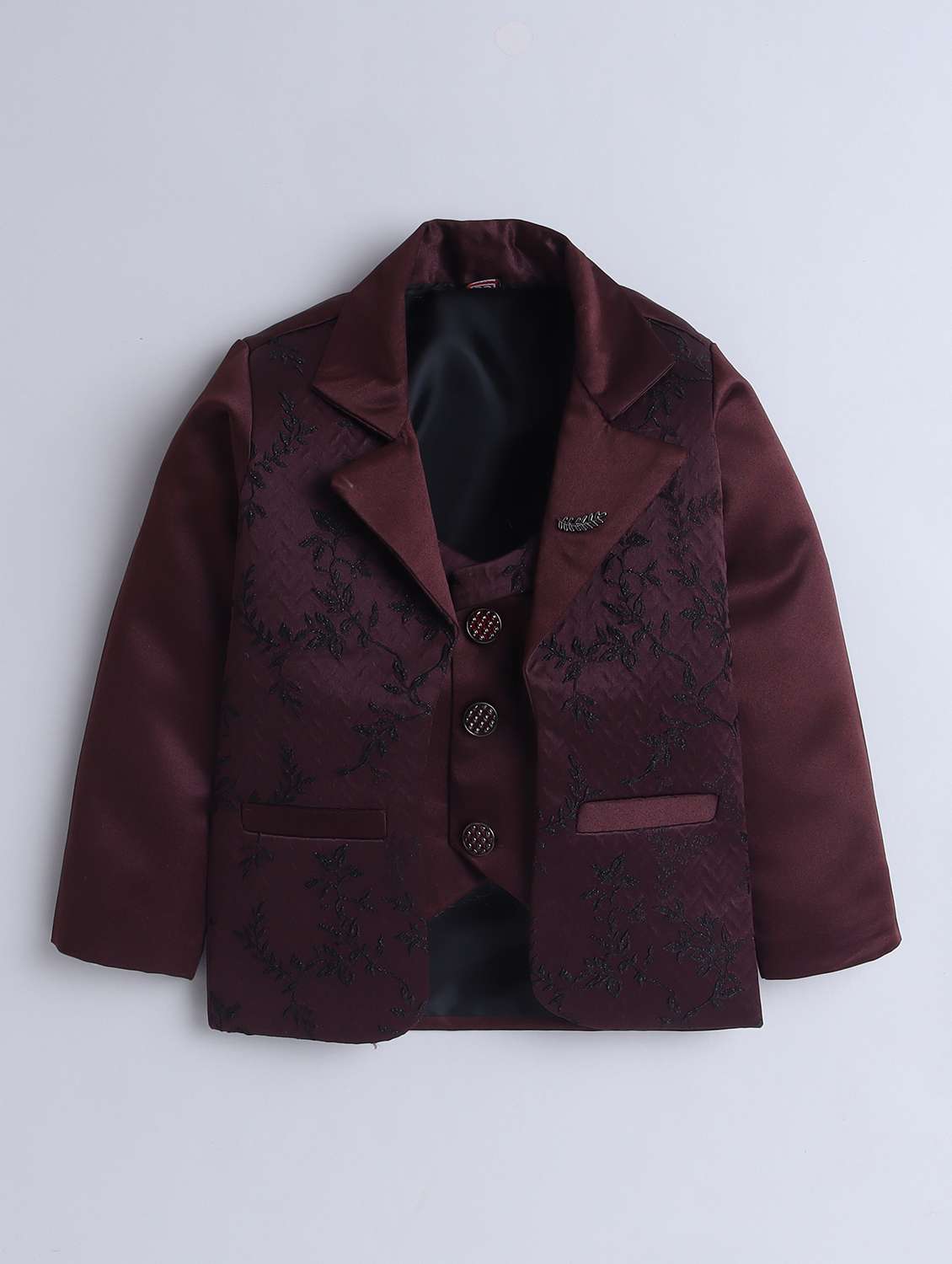 boys embroidered 4 piece suit set - 21685998 -  Standard Image - 1