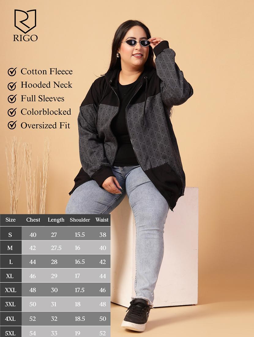 women plus size color blocked sweatshirt - 21686017 - Standard Image - 4