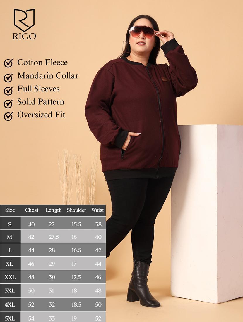 women plus size solid long sleeves jacket - 21686026 - Standard Image - 4