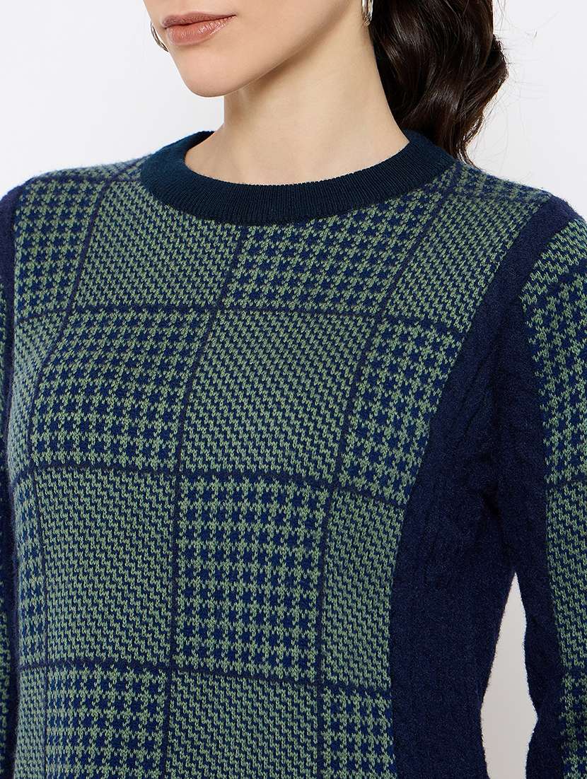 women self designed long sleeves pullover - 21686069 -  Standard Image - 4