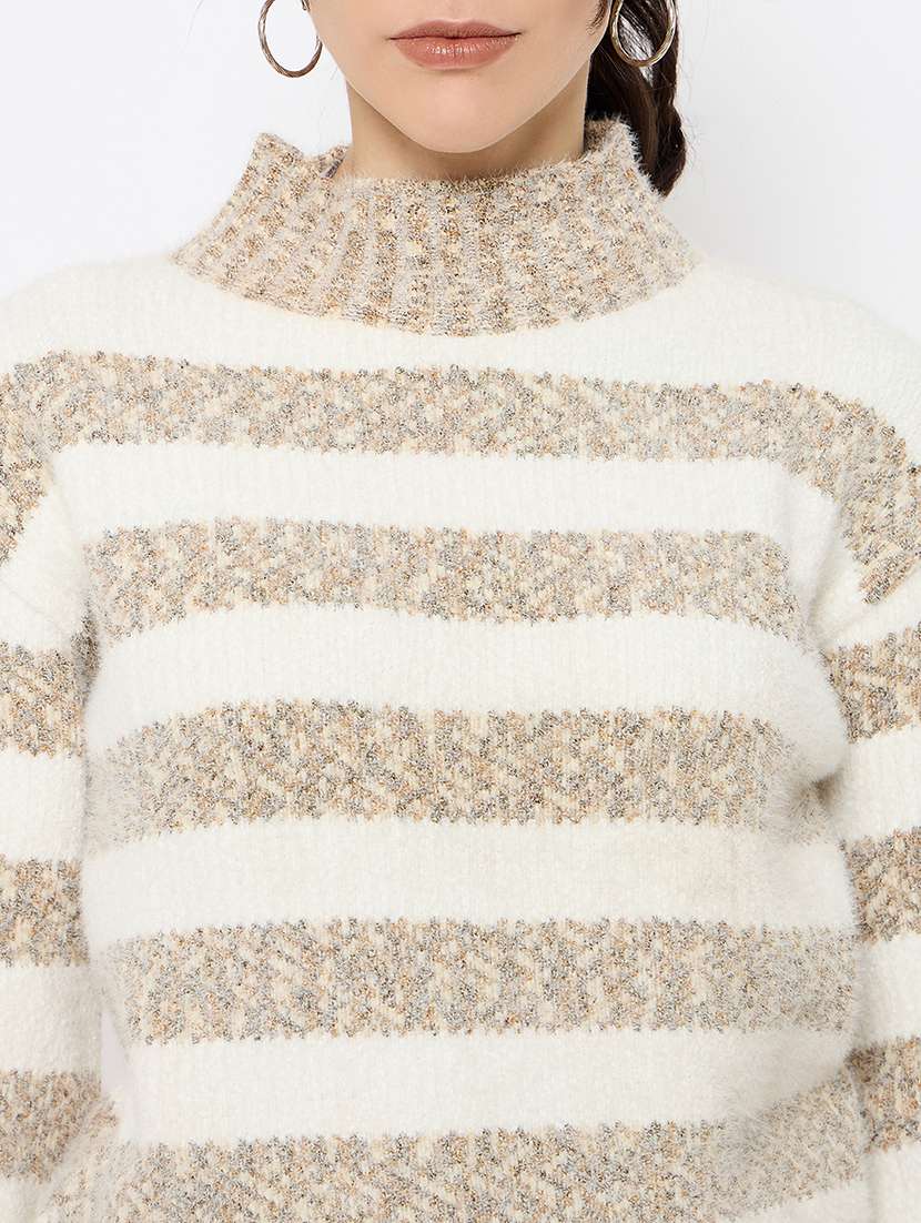 women self designed long sleeves pullover - 21686073 -  Standard Image - 4