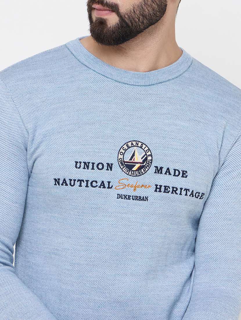 men long sleeves typographic pullover - 21686356 -  Standard Image - 4