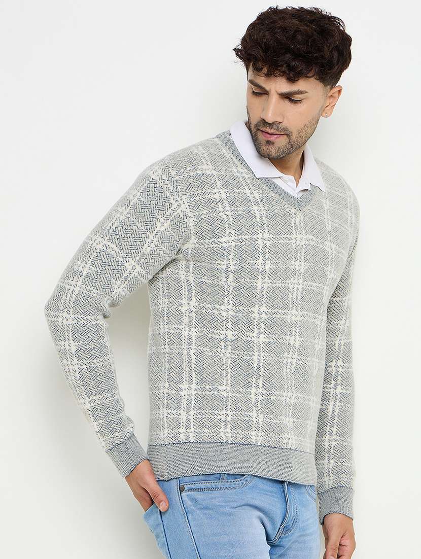 men self designed long sleeves pullover - 21686359 -  Standard Image - 1