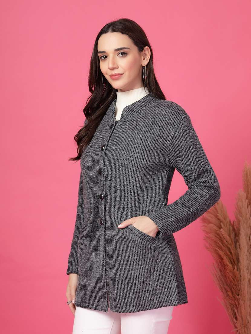 women self designed long sleeves pullover - 21686381 -  Standard Image - 1