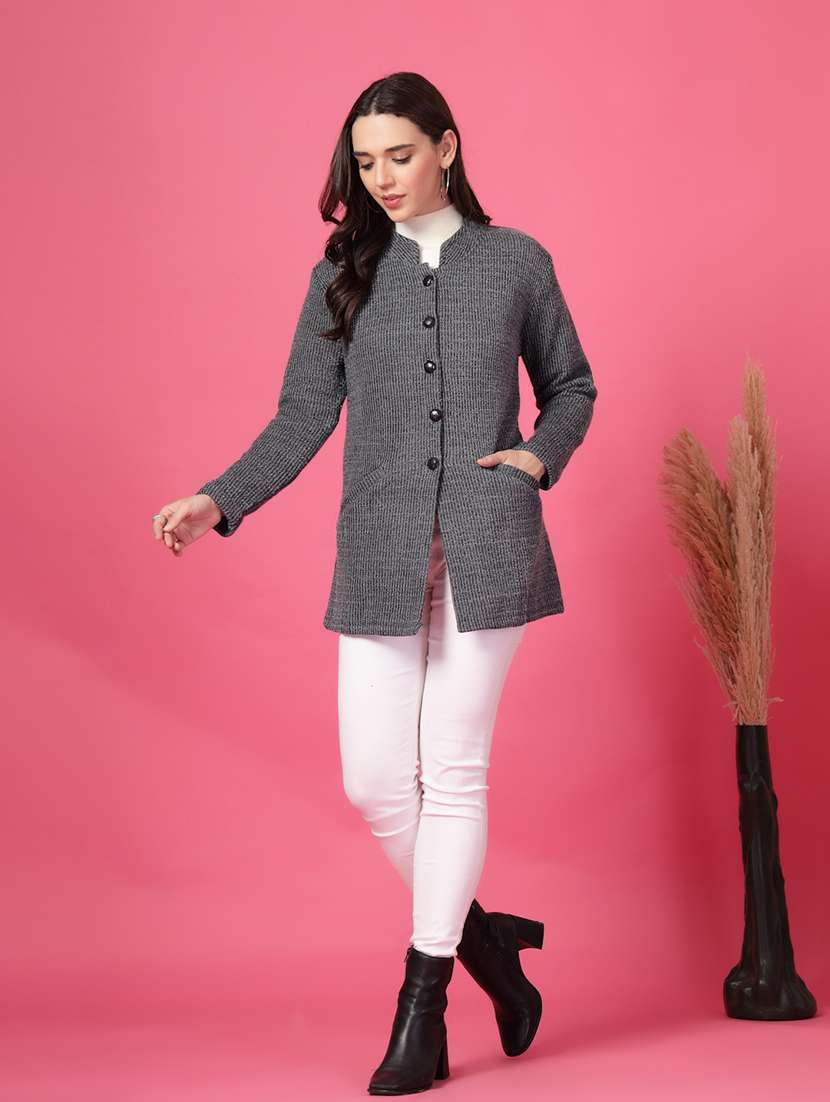 women self designed long sleeves pullover - 21686381 -  Standard Image - 4