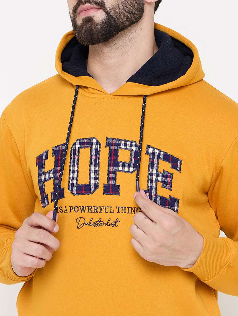 men long sleeves chest print sweatshirt - 21686408 -  Standard Image - 4