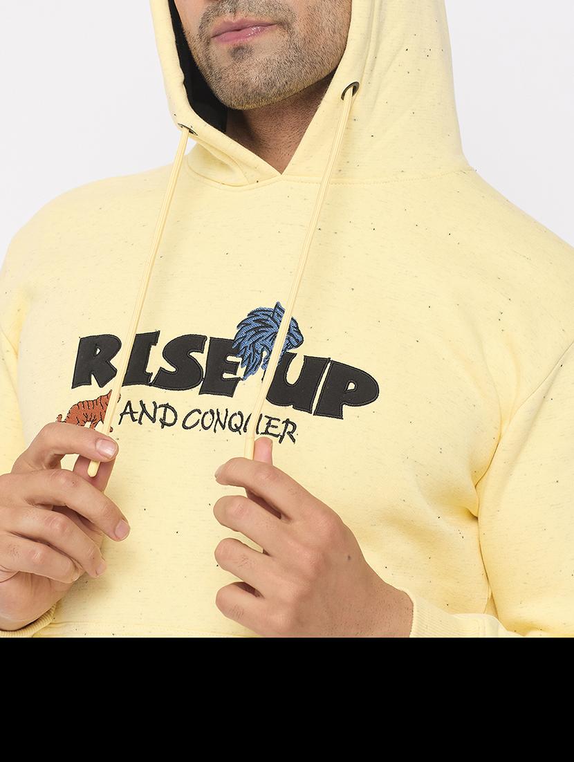 men long sleeves chest print sweatshirt - 21686428 - Standard Image - 4