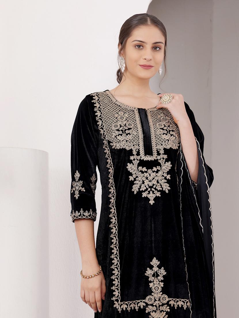 women three quarter sleeve suit set - 21686454 - Standard Image - 4