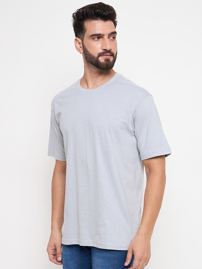 men round neck plain t-shirt - 21686499 - Standard Image - 1